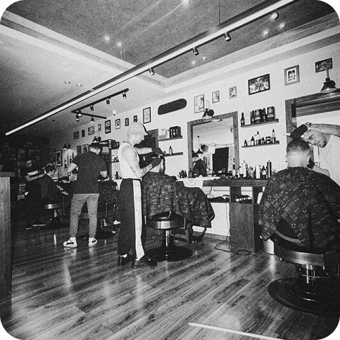 Ο χώρος του Bargio Barbershop